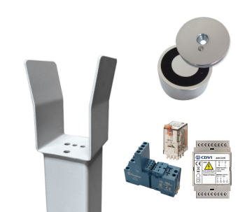 Vangmuil met kleefmagneet set voor EVA.AF opvangpaal