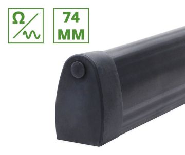 Veiligheidslijst ExpertLine eindlijst 1,8 mtr - profiel 74 mm