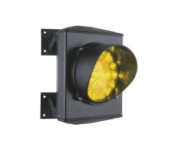 Verkeerslicht 230V geel met gloeilamp