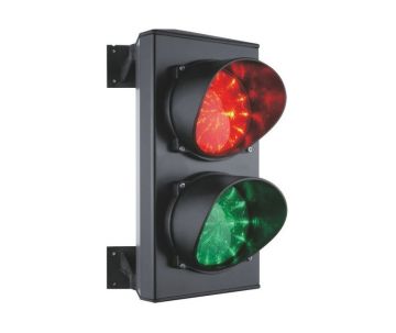 Verkeerslicht 230V groen-rood met gloeilamp
