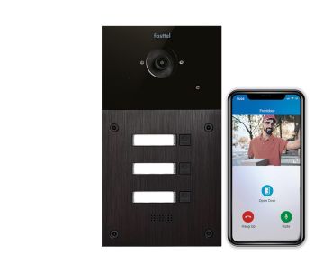 Video intercom IP Fasttel FT600SIPVC-3, 3 drukknoppen