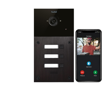 Video intercom IP Fasttel FT600SIPVC-3, 3 drukknoppen