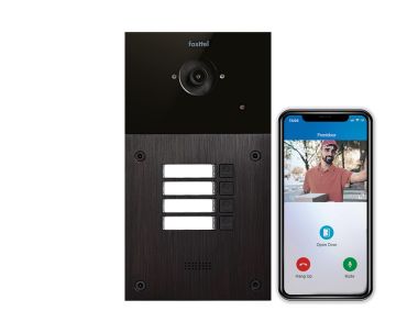 Video intercom IP Fasttel FT600SIPVC-4, 4 drukknoppen