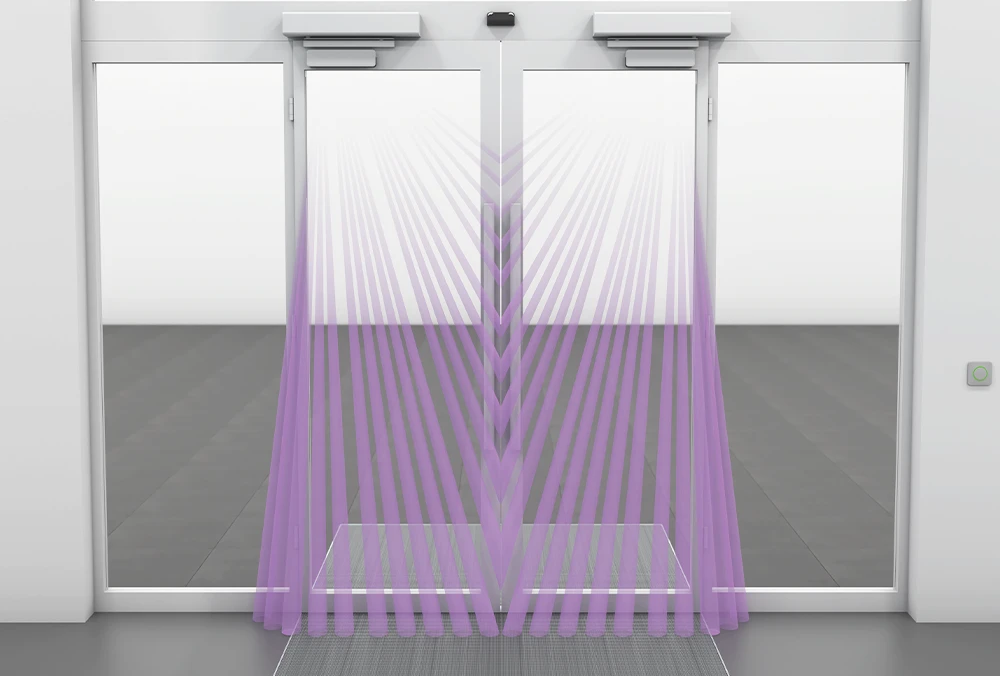 Bircher SolidSense veiligheidssensor voor draaivleugeldeuren