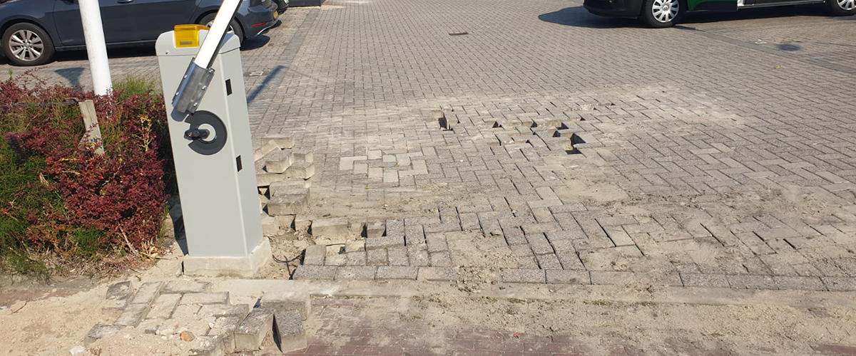 Montage Schrankenanlage