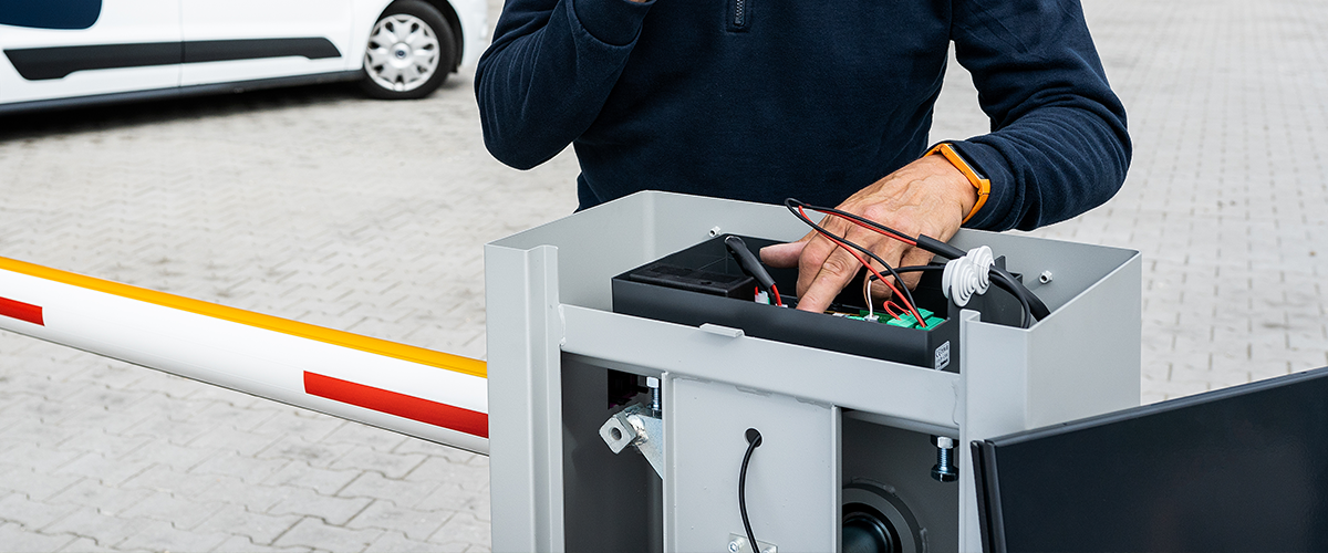 Inbetriebnahme Schrankenanlage